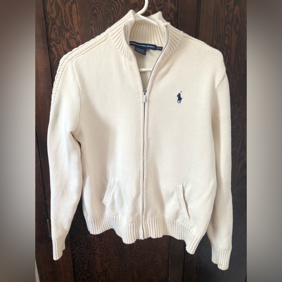 Ralph Lauren Sport Beige Knit Sweater - Picture 1 of 4
